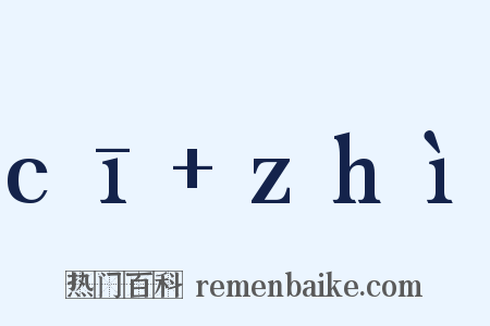 cī zhì是什么意思的图片